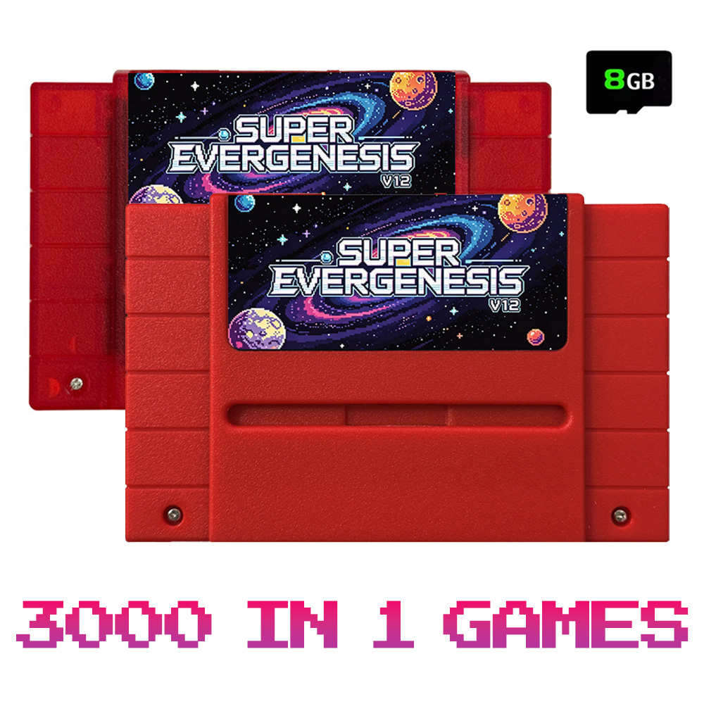 Gaming Console Nintendo - ซุปเปอร์เอเวอร์เจเนซิส 3000 อิน 1 เอสเอฟซีเกมการ์ด OS