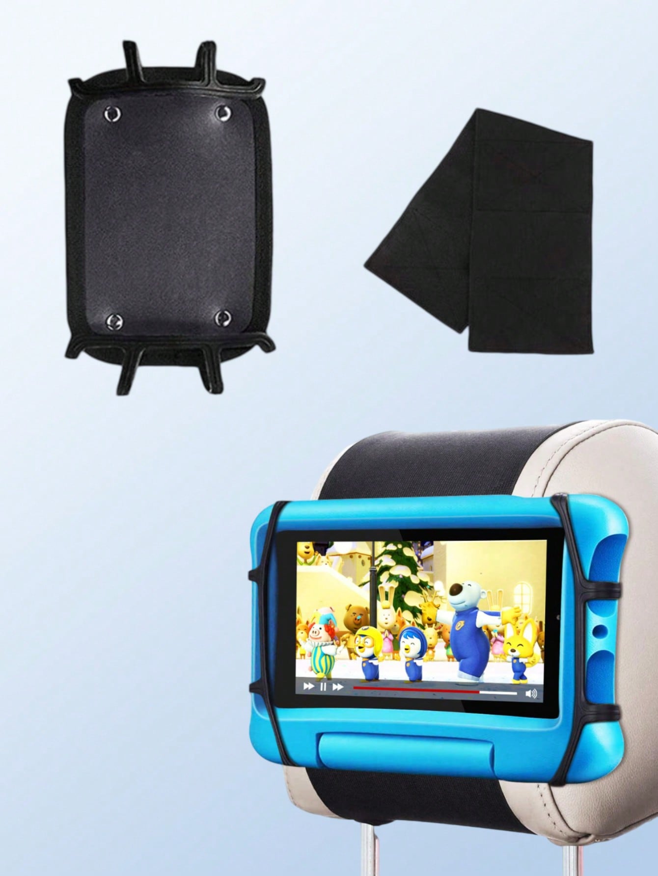 Gaming Console Android - ที่วางแท็บเล็ตสำหรับพนักพิงศีรษะในรถยนต์ – 360 ° หมุนได้ ใช้ได้กับ