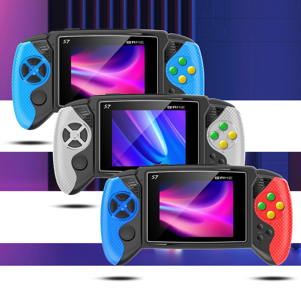 Gaming Console Chinese - เครื่องเล่นเกมพกพา S7 Retro หน้าจอ LCD 3.5