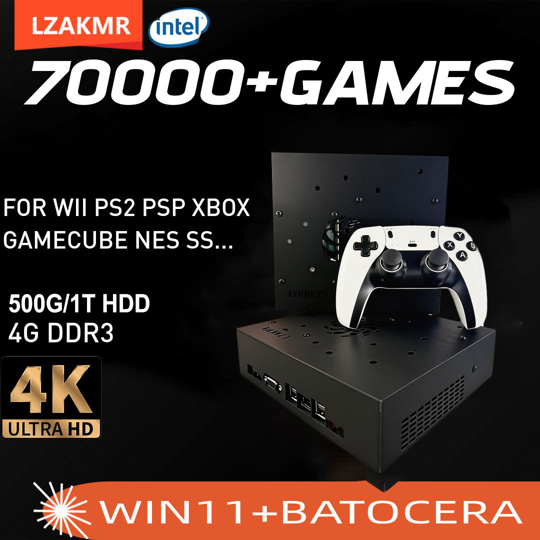 Gaming Console Chinese - ซุปเปอร์เกมคอนโซล X8 Pro 70000+ เกม I3-3110M