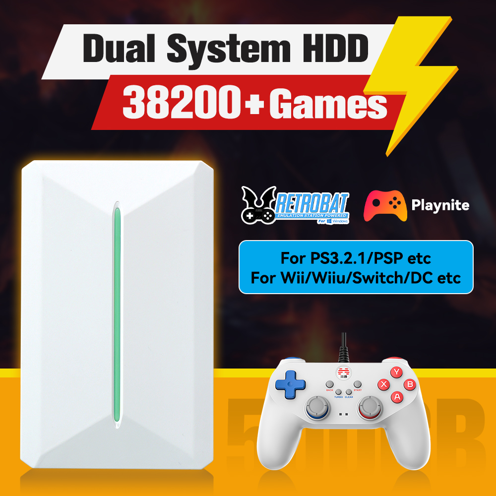 Gaming Console Chinese - Retrobat & Playnite ระบบ HDD คอนโซลเกม
