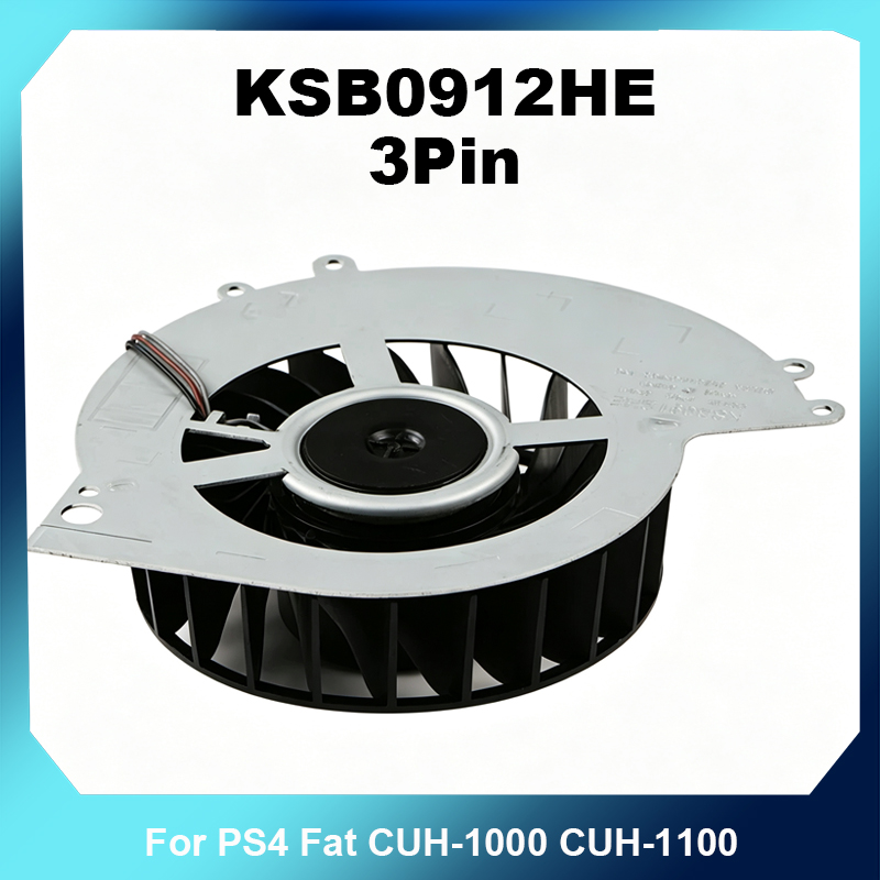 Console Cooling Fan - KSB0912HE 3 พินพัดลมระบายความร้อนภายในสำหรับ PS4 แฟต CUH-1000