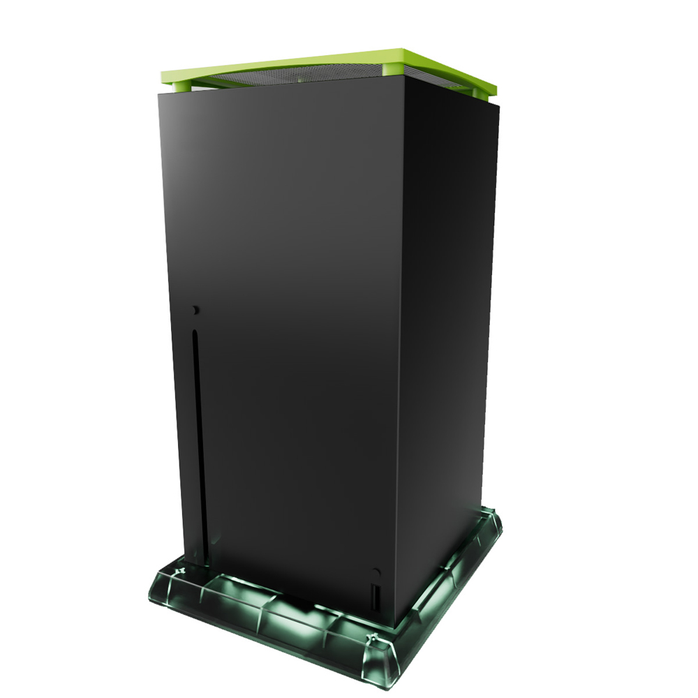 Console Cooling Fan - อุปกรณ์เสริมสำหรับเอกซ์บอกซ์ ซีรีส์ เอ็กซ์พัดลมระบายความร้อนตัวกรองฝาครอบกันฝุ่นช่องระบายอากาศคอนโซลฝาครอบกันฝุ่นเกมโฮสต์เน็ตแร็ค