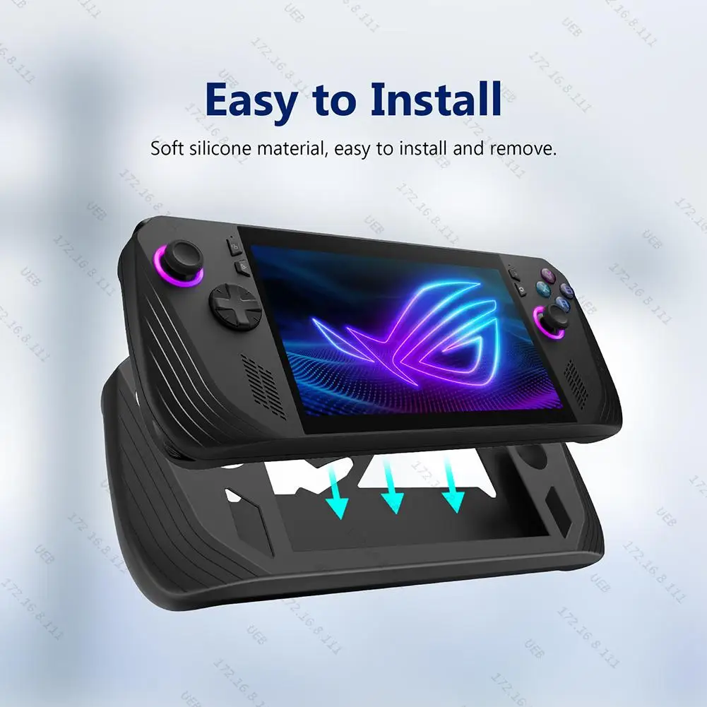 Gaming Console Asus - ฝาครอบป้องกันซิลิโคนกันกระแทก Protector Sleeve Anti-Scratch พร้อมเชือกเส้นเล็กเหมาะสําหรับ Asus
