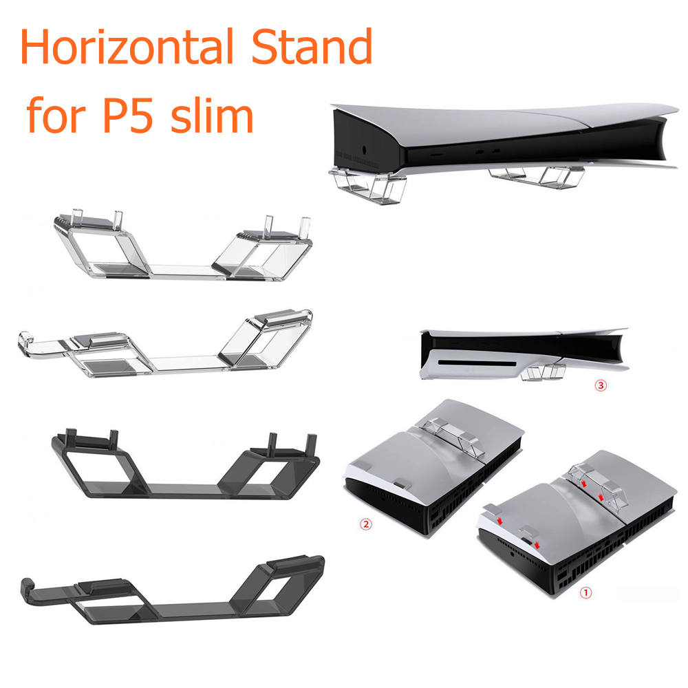 Gaming Console Design - ขาตั้งแนวนอนสําหรับ PS5 Slim Digital/Disc Gaming Consoles