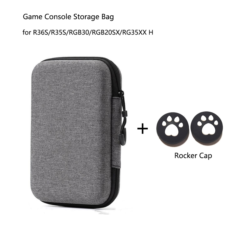 Gaming Console Organizer - เกมคอนโซลเก็บกระเป๋าสําหรับ R36S/R35S/RGB30/RGB20SX/RG353M/RG35XX H แบบพกพาป้องกันกรณี Organizer กระเป๋ามือถือ