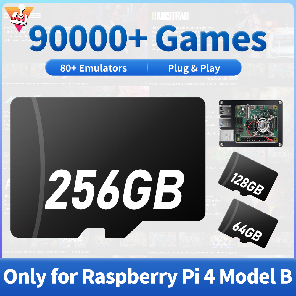 Gaming Console Psp - การ์ดเกม TF สําหรับ Raspberry Pi 4B