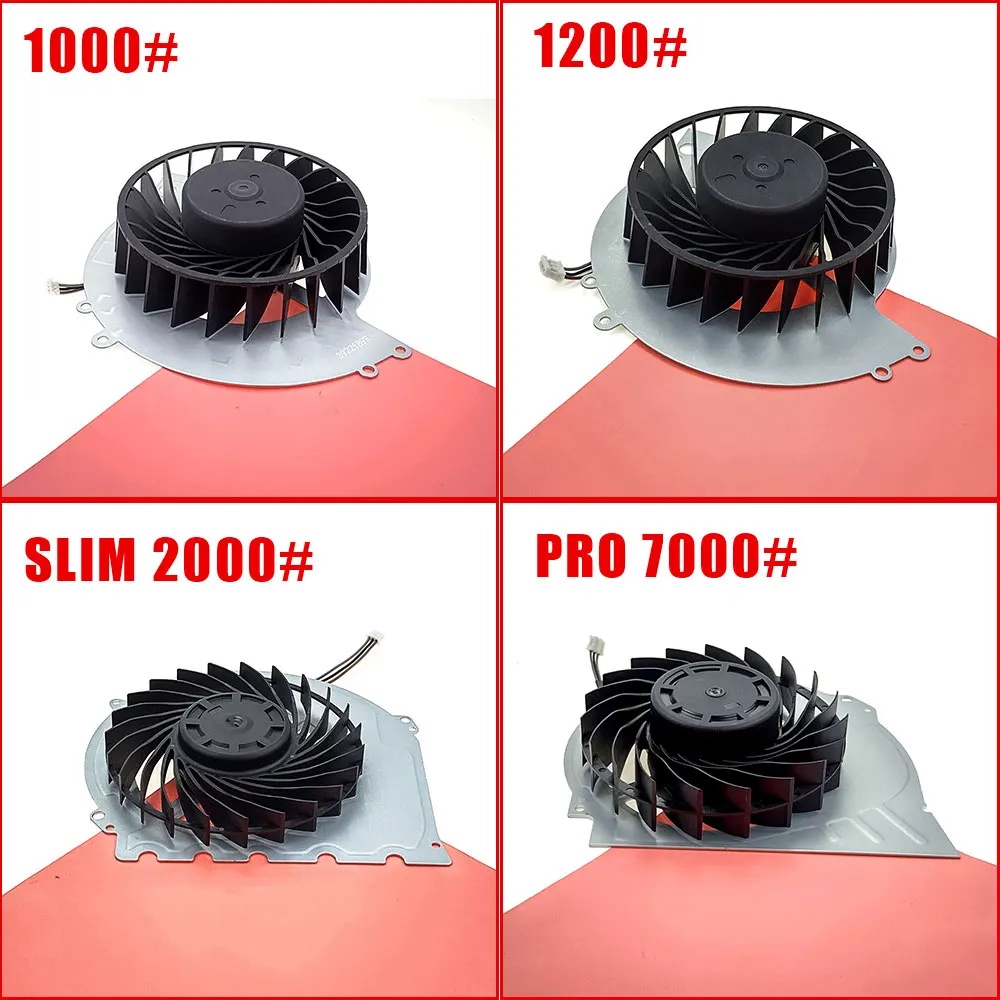Console Cooling Fan - พัดลมระบายความร้อนภายในแท้สำหรับ PS4 Pro พัดลมระบายความร้อนสำหรับเครื่องเล่นเกม รุ่น 1000/1200/2000/7000