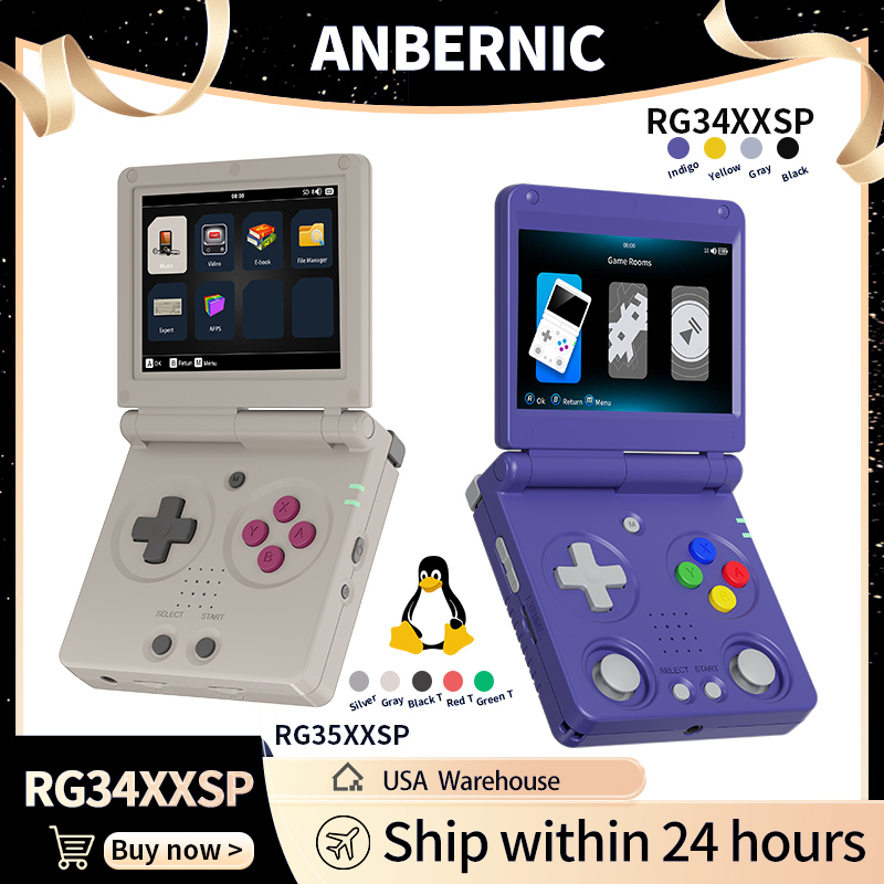 Anbernic RG34XXSP RG35XXSP Fli - Gaming Console For Sale บทวิจารณ์และราคา