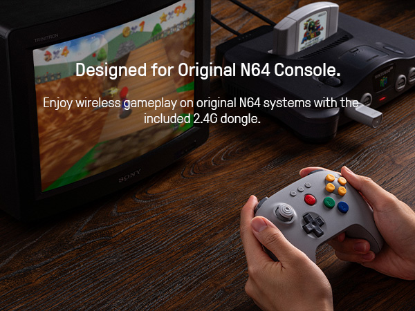 8BitDo N64 2.4G คอนโทรลเลอร์เก - Gaming Console Android บทวิจารณ์และราคา