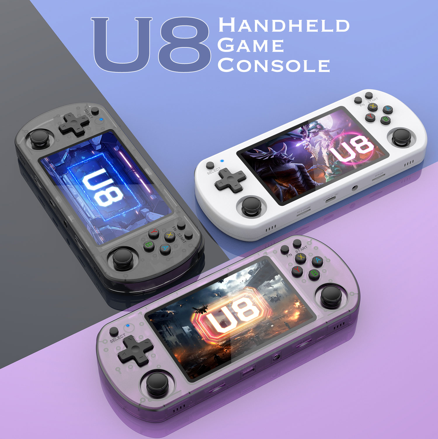 เปิด U8 Retro คอนโซลวิดีโอเกมม - Gaming Console Youtube บทวิจารณ์และราคา