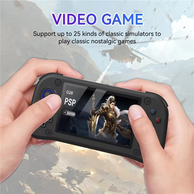 เครื่องเล่นเกมพกพา G28 หน้าจอ  - Gaming Console Youtube บทวิจารณ์และราคา