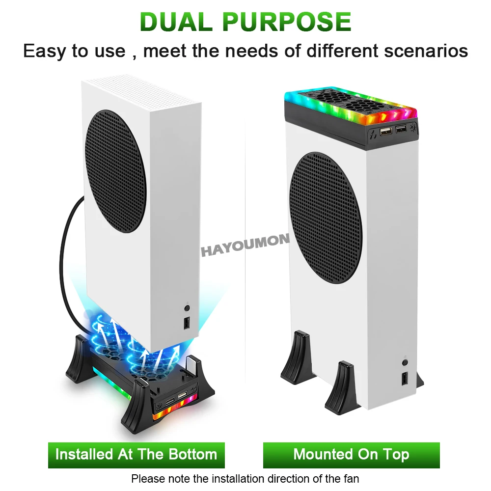 ที่วางคอนโซลเกมสีขาว พร้อมพัดล - Console Cooling Fan บทวิจารณ์และราคา