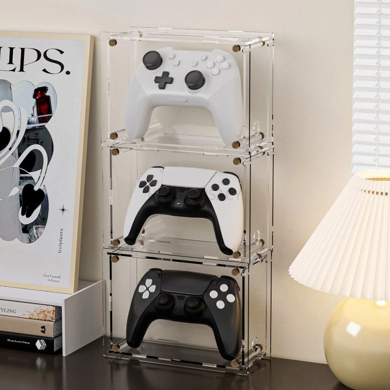 กล่องจัดเก็บอุปกรณ์เกมอะคริลิก - Gaming Console Organizer บทวิจารณ์และราคา