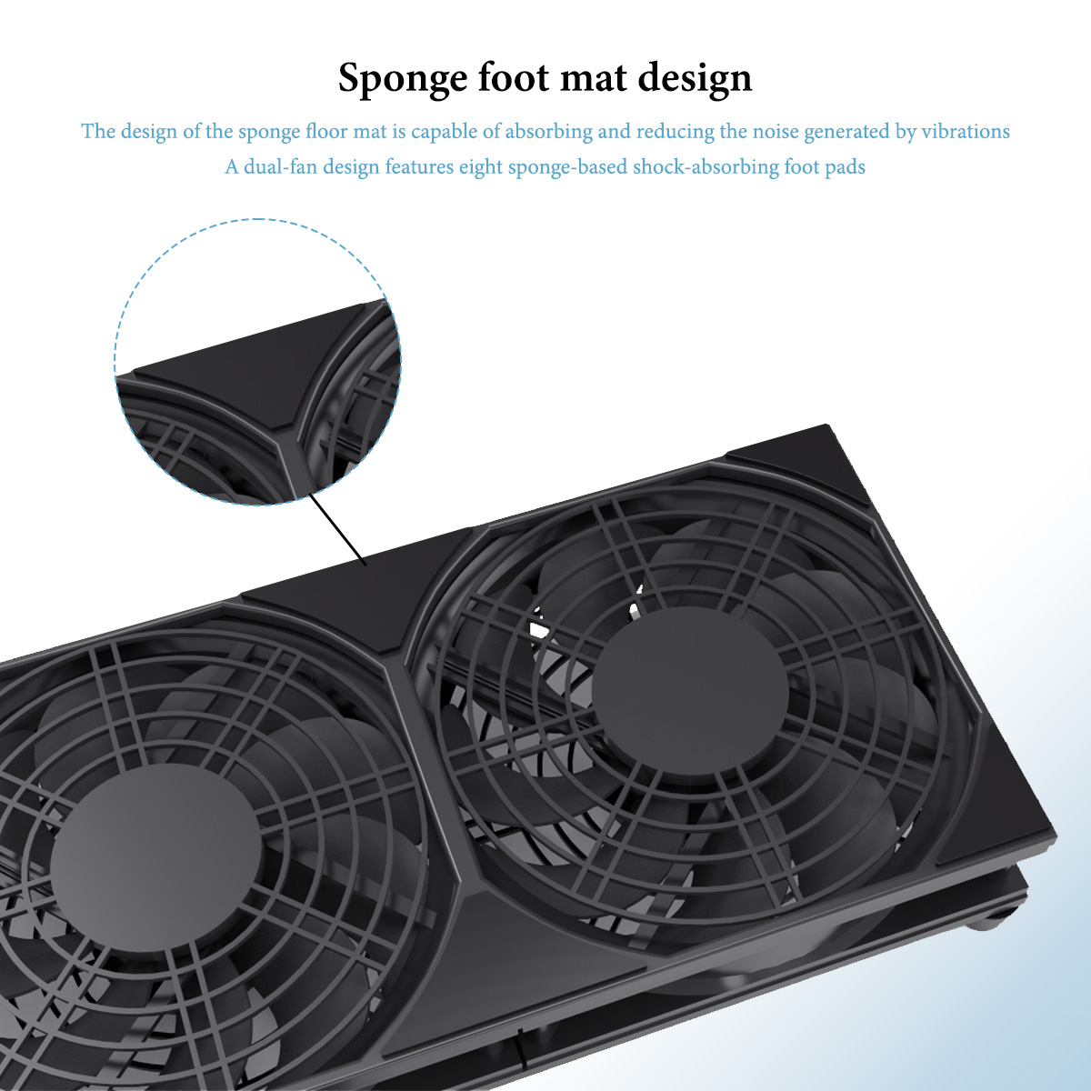 พัดลมระบายความร้อนแบบ USB คู่  - Console Cooling Fan บทวิจารณ์และราคา