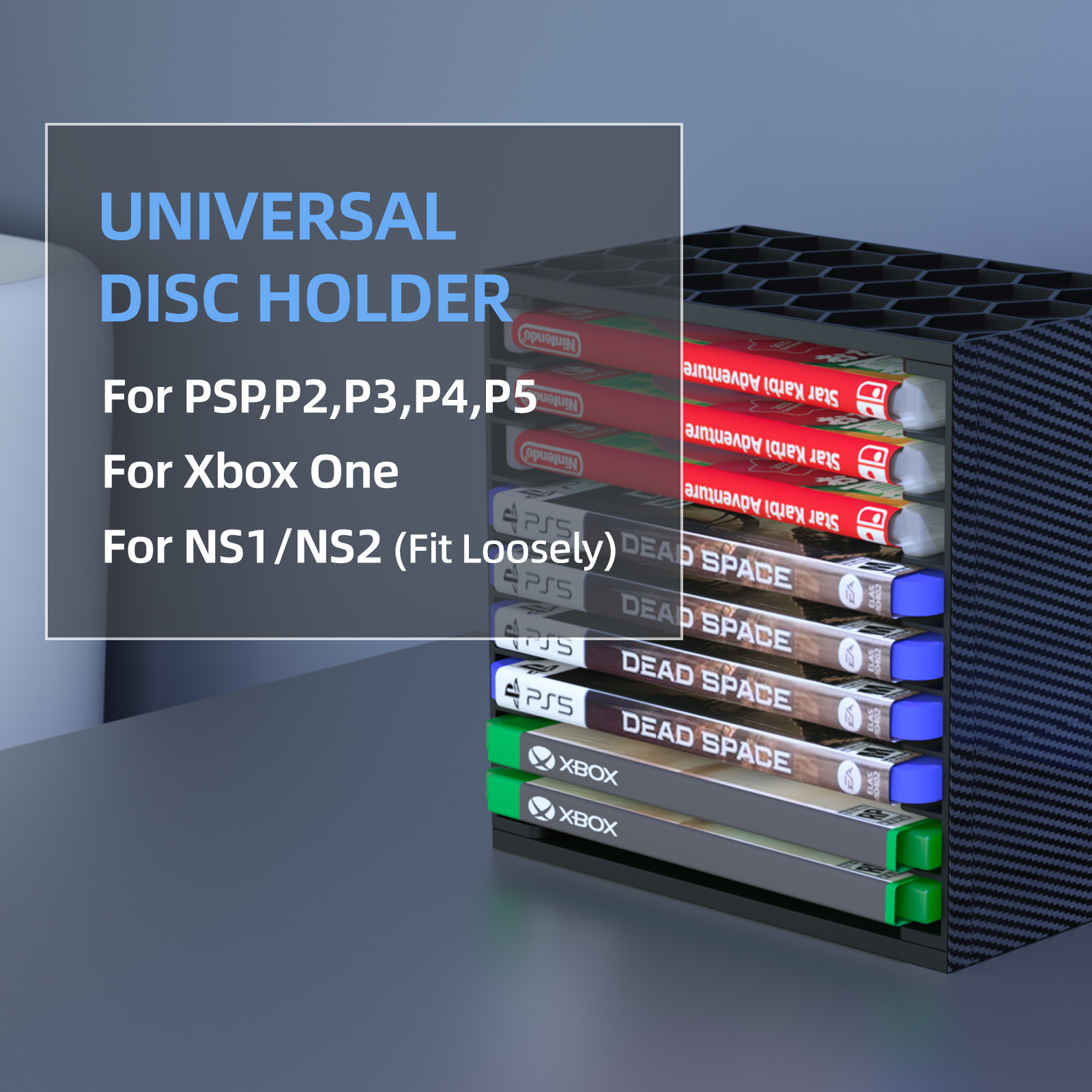 ชั้นวางเก็บตลับเกมหลายชั้น, ที - Gaming Console Organizer บทวิจารณ์และราคา
