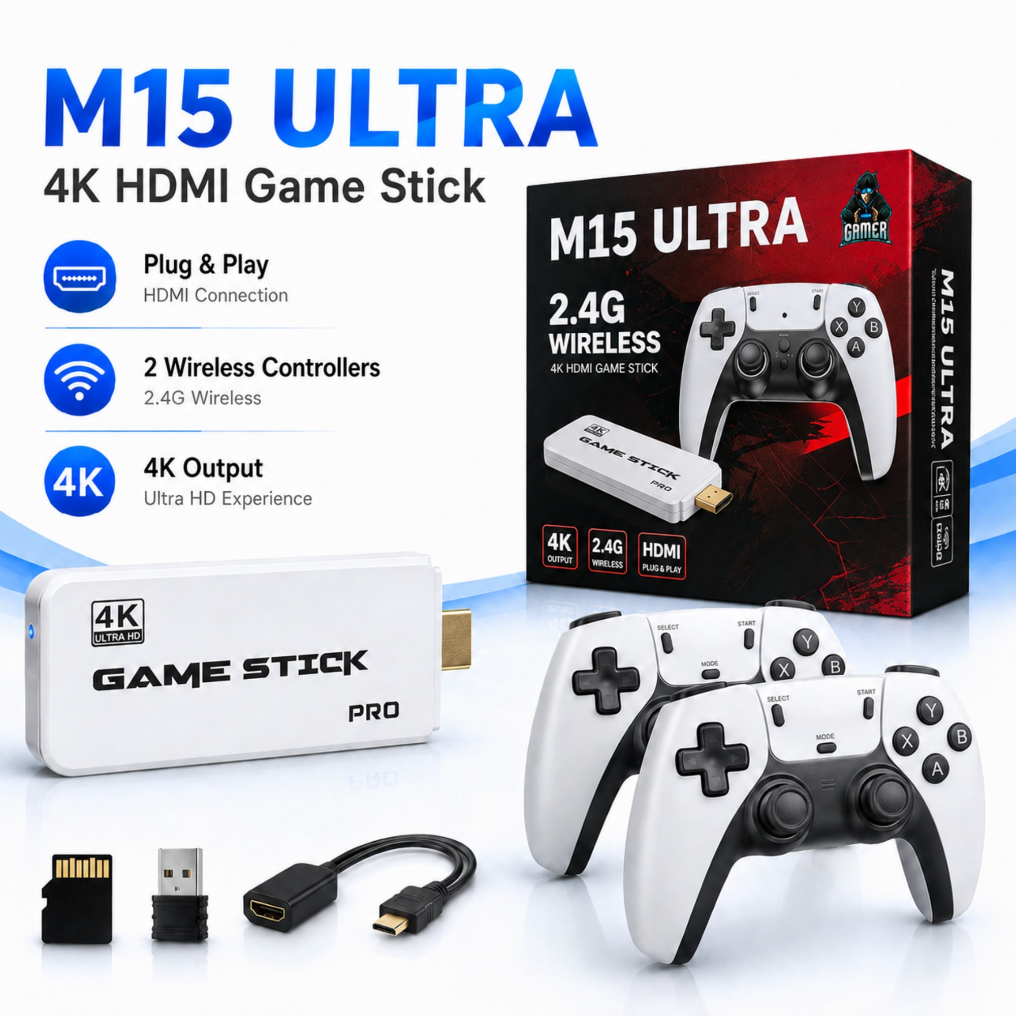 เครื่องเล่นเกมย้อนยุค Game Sti - Gaming Console Chinese บทวิจารณ์และราคา