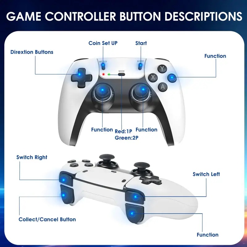 M15 รีโทร วิดีโอเกมสติ๊ก 2.4G  - Gaming Console Chinese บทวิจารณ์และราคา