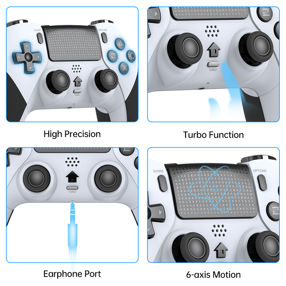 คอนโทรลเลอร์ไร้สายสำหรับ PS4/P - Gaming Console Android บทวิจารณ์และราคา