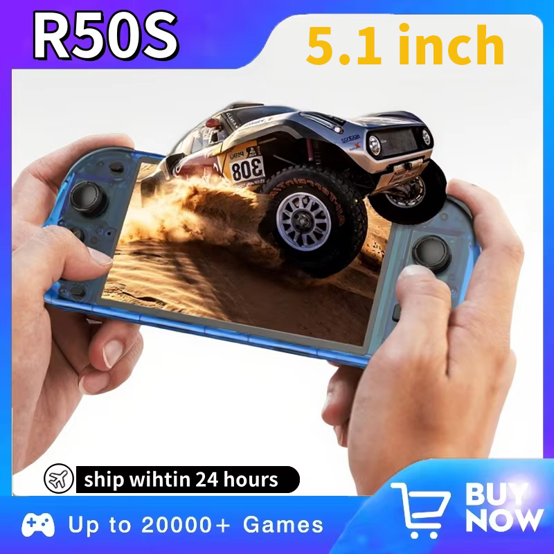 เครื่องเล่นเกมพกพา R50S Retro  - Gaming Console Android บทวิจารณ์และราคา