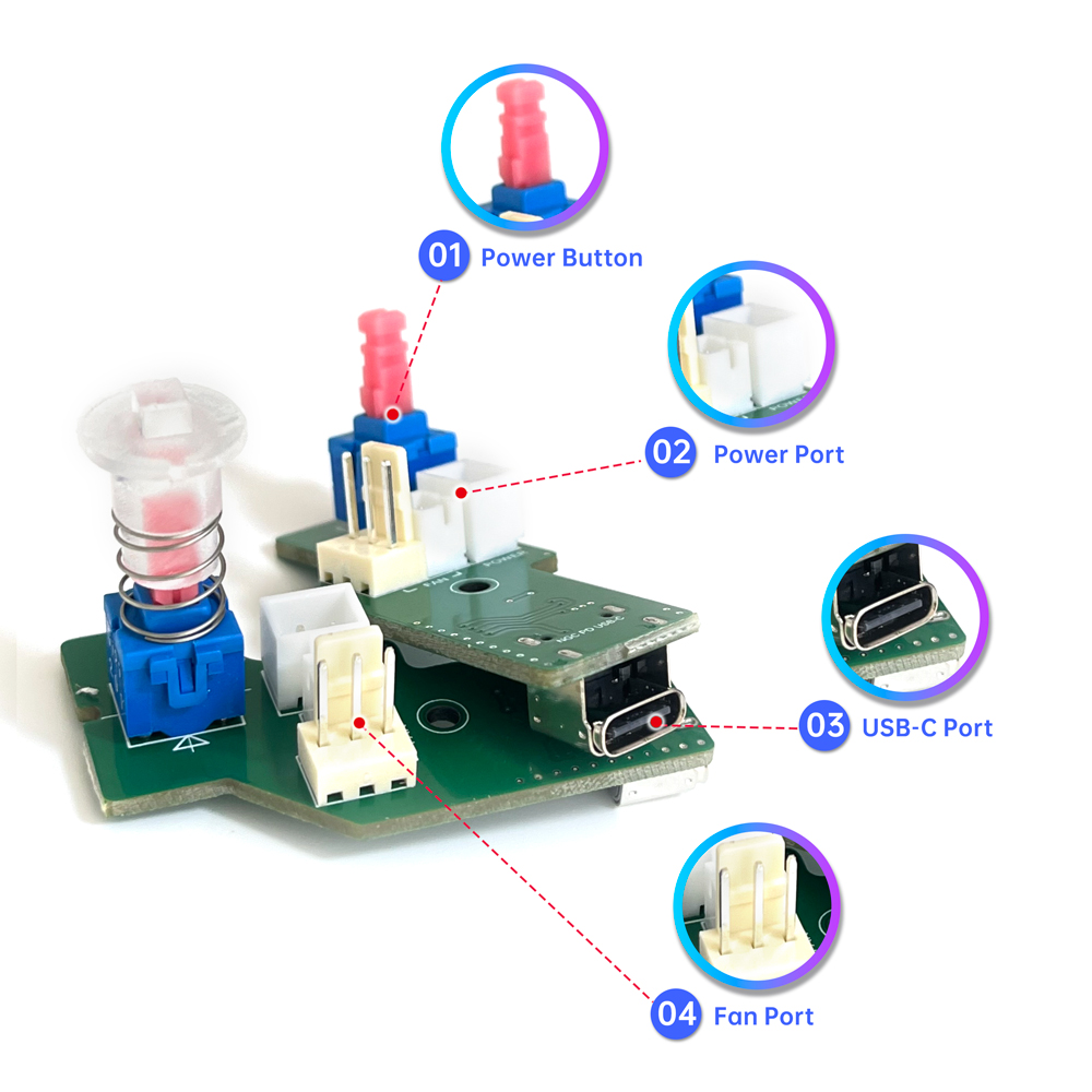 ชุดอะแดปเตอร์แปลงไฟ USB Type-C - Console Cooling Fan บทวิจารณ์และราคา