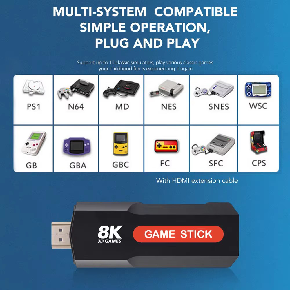 X2 เกมสติ๊ก HD 4K 8K 3D คอนโซล - Gaming Console Android บทวิจารณ์และราคา