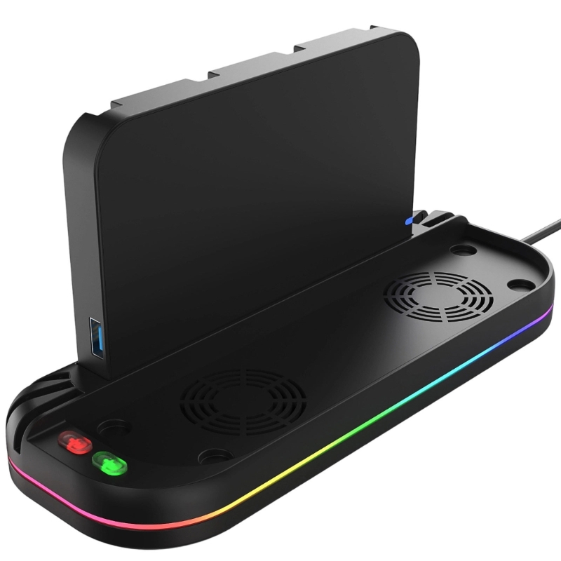 Q6PA Dock แบบพกพาพัดลม & NS2 C - Gaming Console Design บทวิจารณ์และราคา