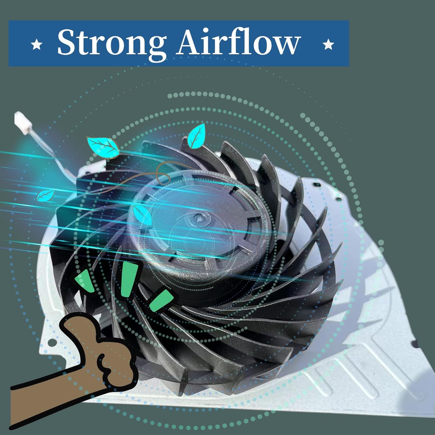 พัดลมระบายความร้อนภายในแท้สำหร - Console Cooling Fan บทวิจารณ์และราคา