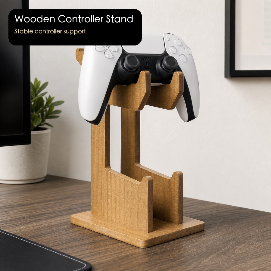 ชั้นวางโชว์จอยเกมไม้แบบคู่สำหร - Gaming Console Organizer บทวิจารณ์และราคา